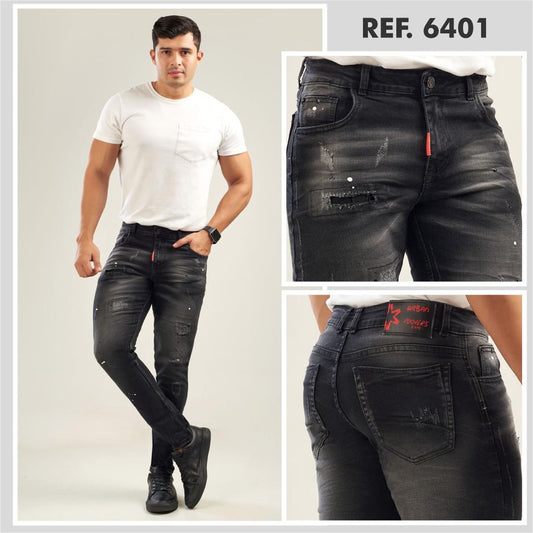 JEANS CABALLERO URBANO HUMO 6401