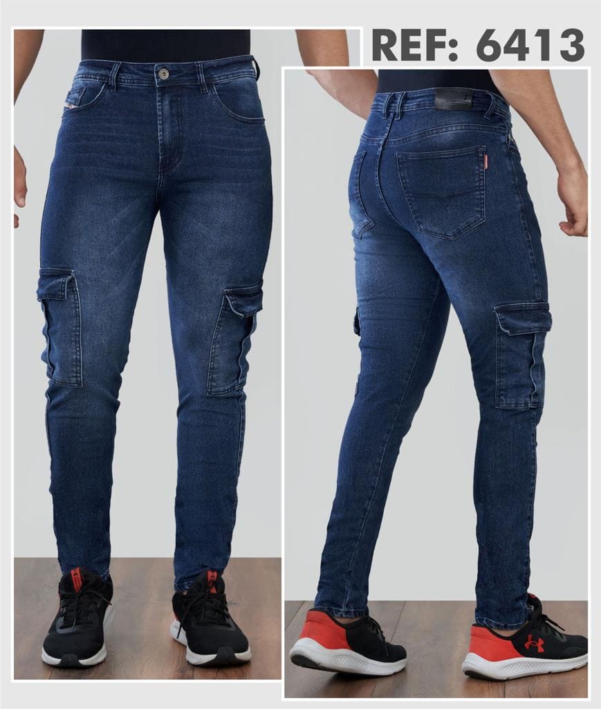 JEANS CABALLERO  CARGO 6413