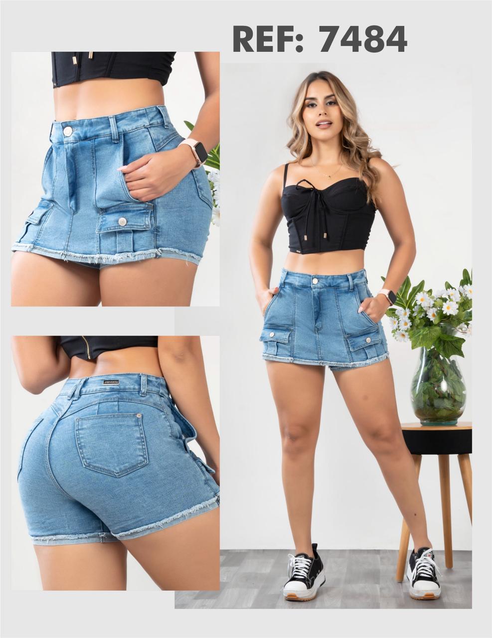 FALDA SHORT CARGO  7484