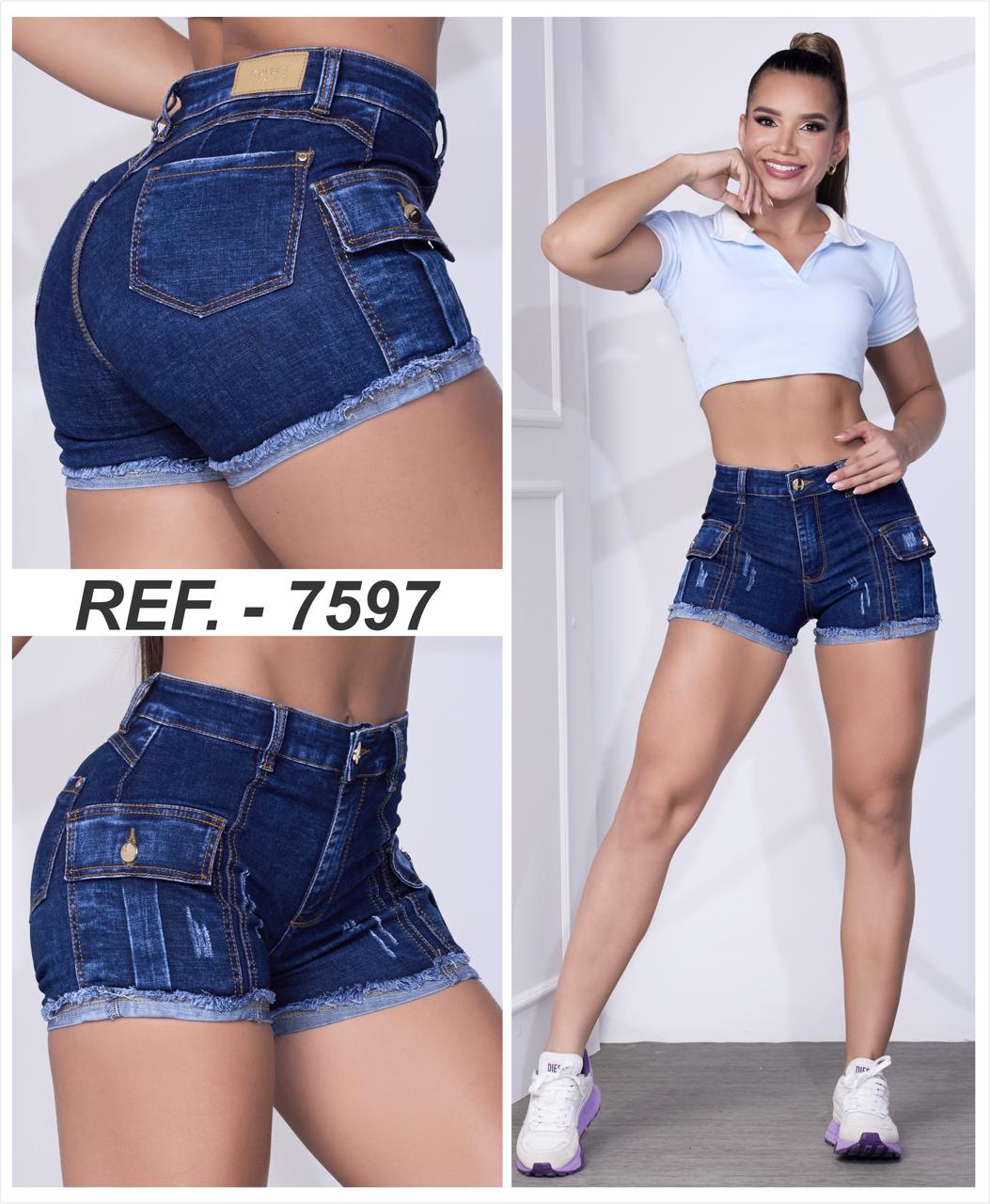 SHORT  DENIM CARGO 7597