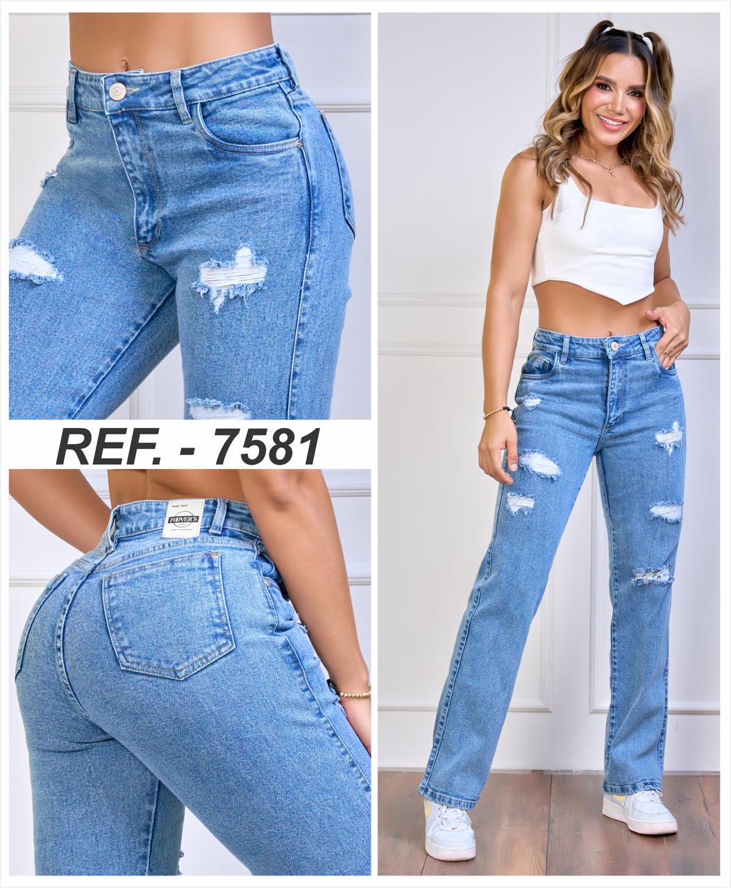 JEANS  PALAZZO SEMI RIGIDO  7581