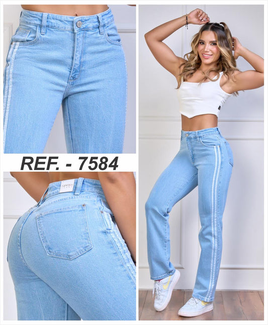 JEANS  PALAZZO SEMI RIGIDO 7584